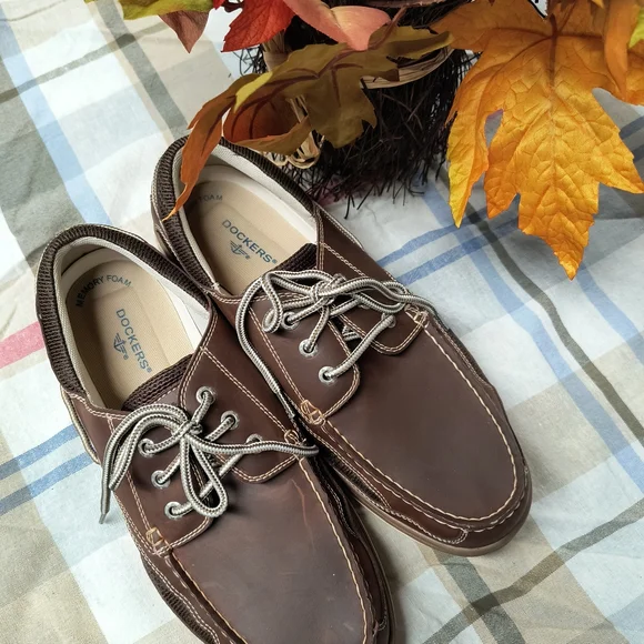 🎁⛄SALE Today $10 OFF Dockers Men's Brown Casual Shoes🥶$20 Final sale DEAL🎉 - Picture 2 of 3